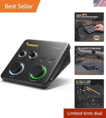 PS22 Lite USB Audio Interface: 24-bit/192kHz XLR Input for Streaming & Music