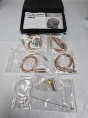 Galaxy Audio BONUS PACK ESM8 Omni-Directional Dual Ear Headset Microphone NEW