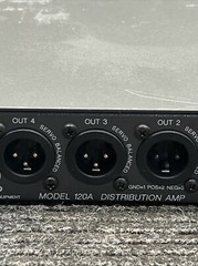 For Parts Aphex Model 124A 10/4 Audio Dual Interface Amplifier