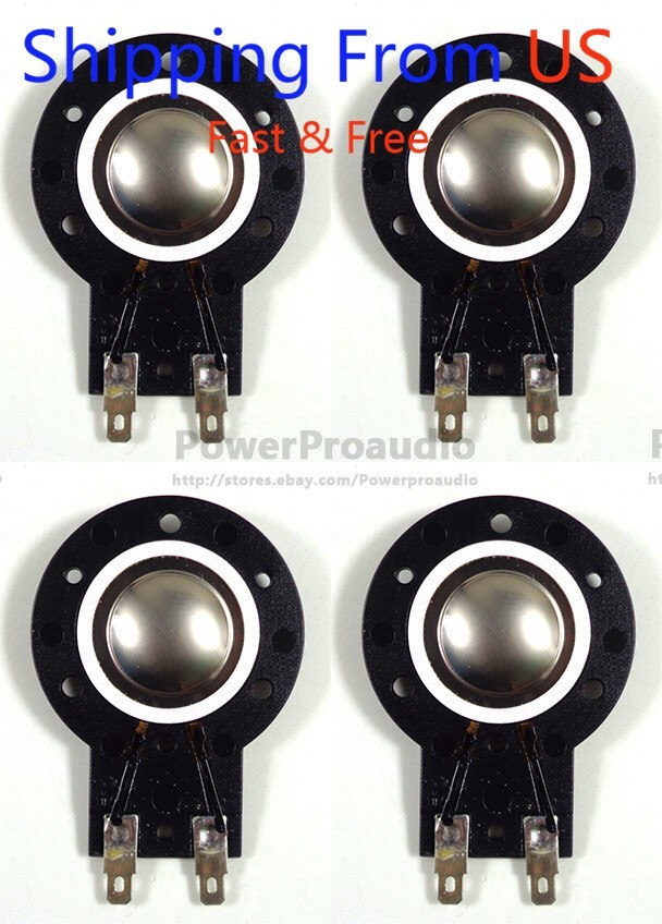 4*For Klipsch KG4, KG4.2, KG4.5, KG5.5 AFT Titanium Tweeter Diaphragm 1″ VCL 8Ω