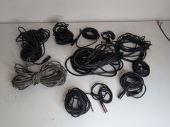 Mixed Lot Of 11 Band Cables Microphone Speaker Neutrix Live Wire Yongshen Belden