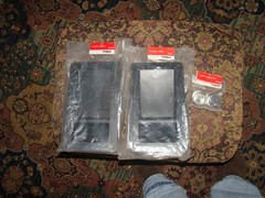 2 Vtg TENMA Large Blk Speaker Cabinet/Case Handles & Tenma Cabinet Feet Set NIP