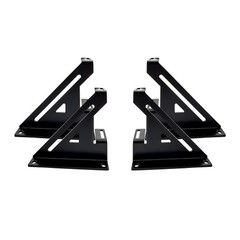 Steel 2 Amp Amplifier Rack Coated by Black Powder Used for Car Audio