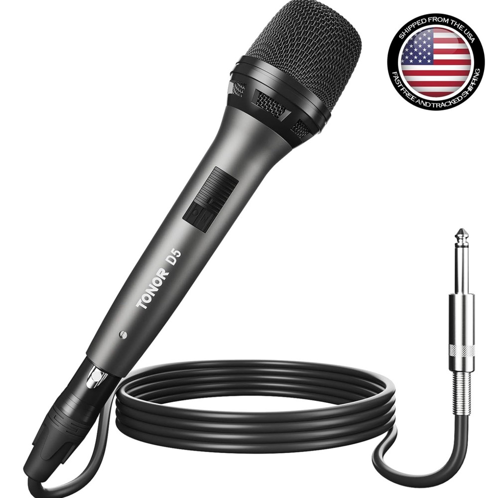 High-Sensitivity Karaoke Microphone with 450cm XLR Cable – Perfect for Singers