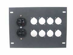 Elite Core FBL-PLATE-8+AC Plate for FBL Floor Box With AC Duplex – no connectors