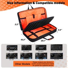 Timoxi DJ Controller Case for DDJ-FLX10/ 1000/REV7/REV5/800/ FLX6 AlphaTheta …