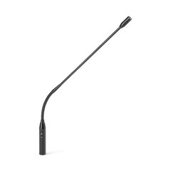 Black Gooseneck Microphone for DJ Studio Webcast Announcements XLR Connector