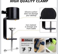 SUNMON Shure SM7B Boom Arm with Pop Filter – Free Adjustment Mic Boom Arm