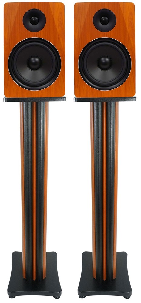 2) Rockville APM8C 8″ Powered USB Studio Monitor Speakers+36″ Premium Stands