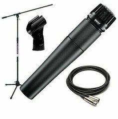 Shure SM57-LC Cardioid Dynamic Instrument Microphone – 2 Pack, XLR