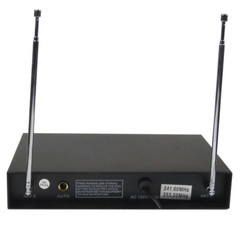 STARAUDIO 2 Channel VHF Handheld Wireless Microphone System 2CH Church Stage Mic