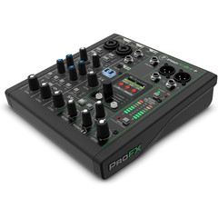Mackie ProFX6v3+ 6-Channel Professional Analog Mixer with USB and Bluetooth