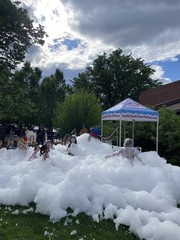 Smaller Foam Powder Pack for Backyard Party Makers Small, White