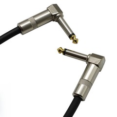 1/4 Right Angle Male to Right Angle Male Audio Speaker Cable for Bass/Guitar 3FT