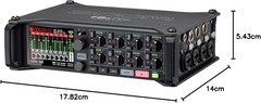 ZOOM F8n Pro Field Recorder 32-bit Float 8-Channel Input XLR/TRS Combo with