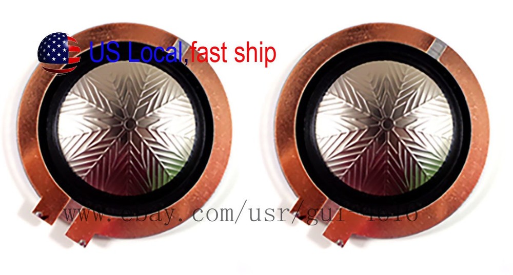 2 X Diaphragm For Selenium D3300Ti , RPD3300Ti, D3305Ti & D3500Ti Horn 16Ohm US