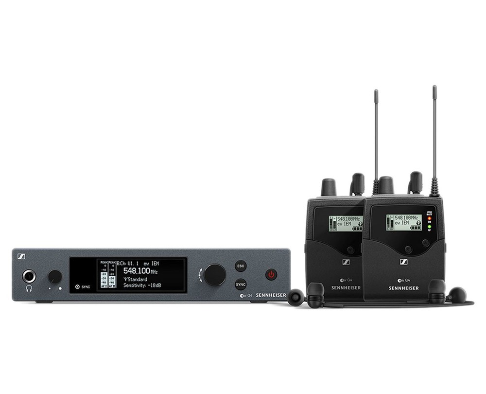 Sennheiser EW IEM G4 Twin (Band A) Wireless In-Ear Stereo Monitoring Set