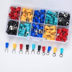 QOOSIKICC 200 Pcs Electrical Insulated Wire red, blue, yellow, grey, black