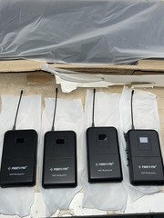 Phenyx Pro 4-Channel Wireless Microphone System, UHF Auto Scan PTU-7000-4B