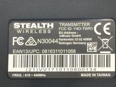 Alto Professional Stealth Wireless N30044 Transmitter