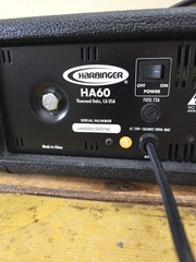 Harbinger HA60 PA System – Mixer + Speakers – 60W – Missing Cables – Tested