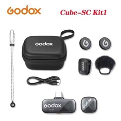 Godox Cube-SC/SL 2.4g Wireless Lavalier Microphone System for Smartphone iPhone