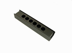 PROCRAFT PB1E-6X-BK Steel Project Box 10-5/8″ x 1-7/8″ x 1 5/8″ w/ 6 „D“ punches