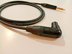 TRS to r/a XLR (male or female) – Mogami 2549 – Neutrik – Choose your length!