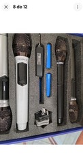 Wireless Microphone Set for Singing, 2.4GHz Rechargeable Handheld Microphones…