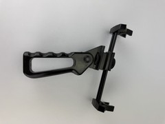 Shock Mounted Universal Shotgun Microphone Mic Holder Pistol Grip 3/4 inch mics