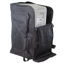 Universal Medium 12″ Speaker Black Travel Carry Tote Bag w Handles 2-Pack