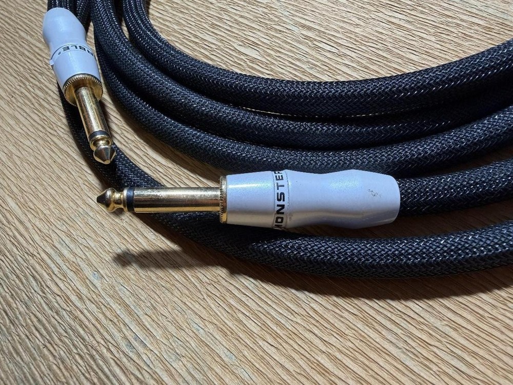Monster Instrument Cable 6.3mm Jack to Jack 3m Guitar Audio Cable