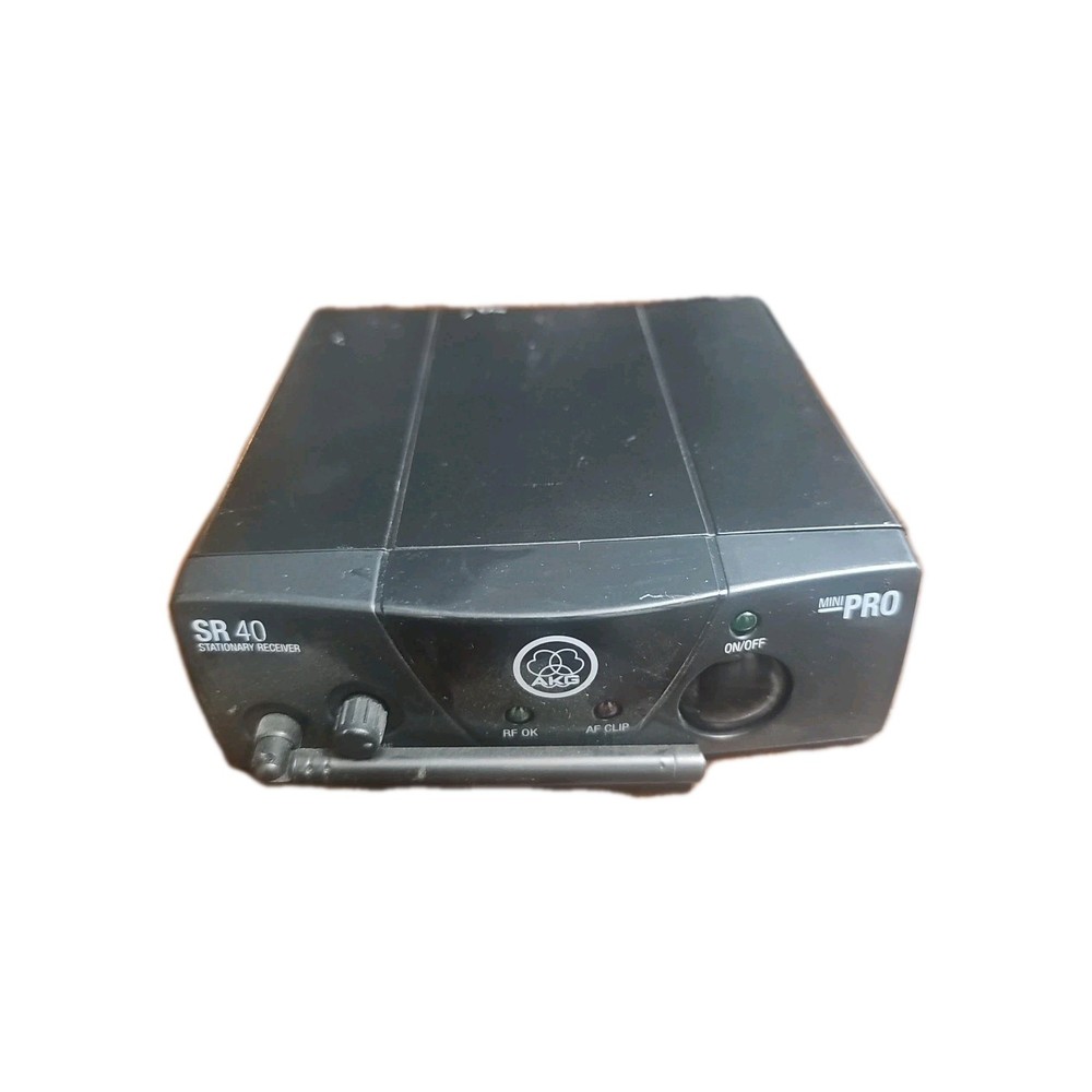 AKG WMS 40 Mini Pro SR40/HT40 Wireless Mic System No Power Supply
