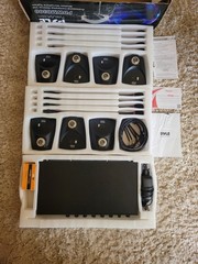 Pyle VHF 8 Channel Wireless Desktop Microphone Receiver System (missing 1 mic)