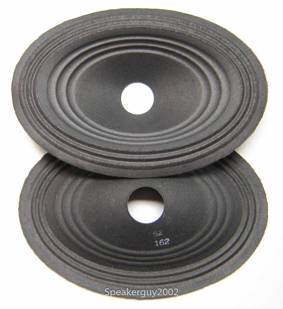 Pair Vintage 6″X8″ Paper Cones – Speaker Parts – 162