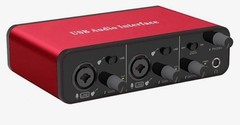 24Bit/192kHz USB Audio Interface with 48V Phantom Power – Studio Recording for M