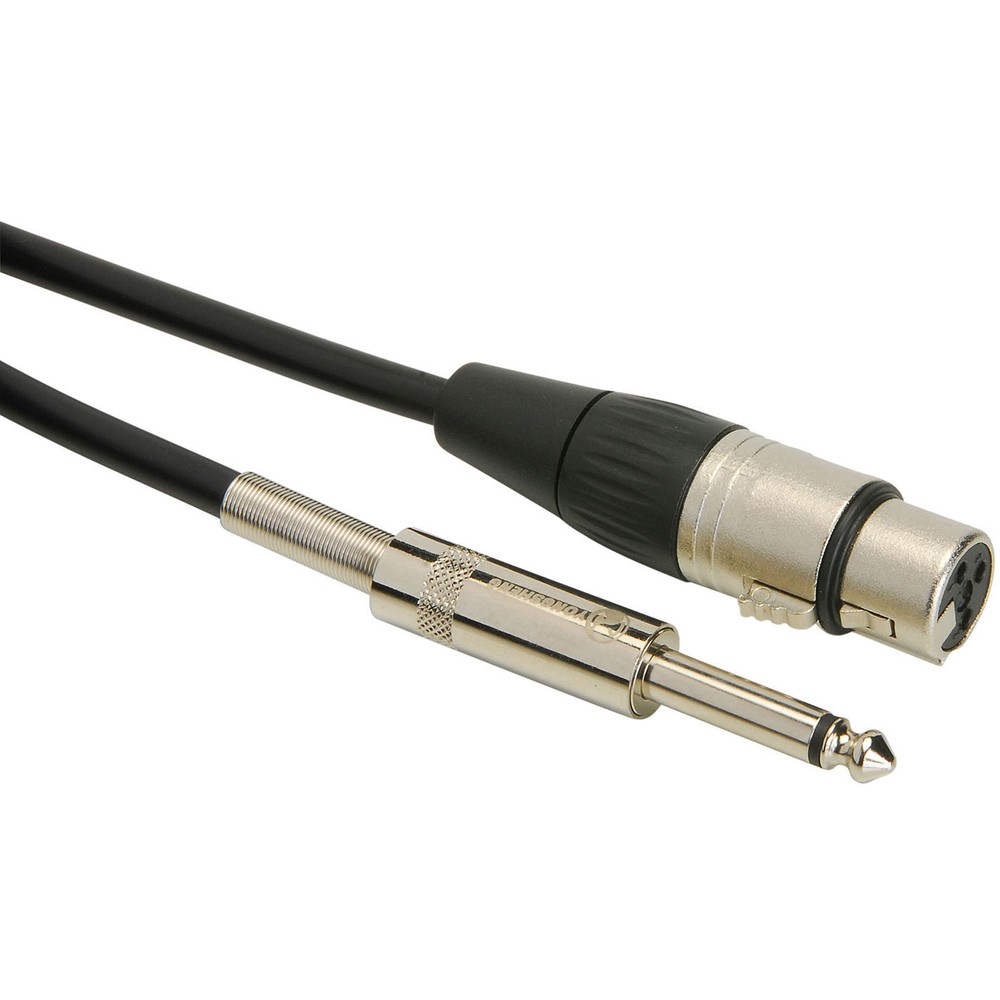 Talent MCQ20 Microphone Cable XLR Female to 1/4″ Male 20 ft.
