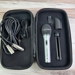 Audio-Technica ATR2100-USB Cardioid Dynamic USB XLR Microphone Bundle Case