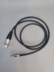 Rean XLR Female Jack to 3.5mm Male 1/8 TRS Stereo Microphone Mic Audio Cable 4ft