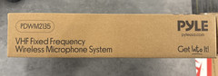 Pyle VHF Fixed Frequency Wireless Microphone System, Adjustable Volume Controls