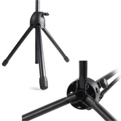 TECHTONGDA Portable Microphone Mic Stand Foldable Tripod 360 Degree Rotating New