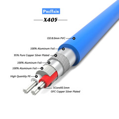 Preffair Silver Plated Interconnect Audio Cable Bulk Cable HIFI DIY RCA/XLR Cord