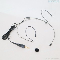 HMV77-Sony Double Earset Headset Microphone For Sony UWP UTX Wireless V1 D11 B2