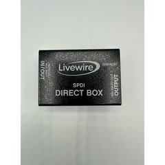 Livewire SPDI Passive Direct Box Black Excellent Ground Lift Attenuation Pad