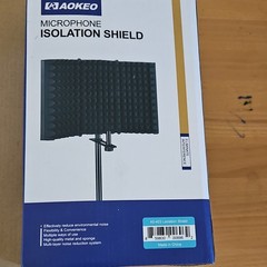 Aokeo Microphone Isolation Shield 2 Mic Cable And Microphone T669 Fifine Tech