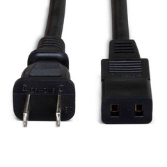 Hosa Power Cord – IEC C9 To Nema 5-15P – 8 ft
