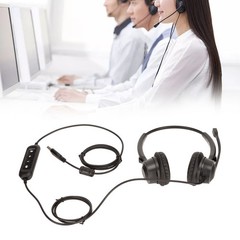 Telephone Headset Volume Adjustment Microphone Mute USB Binaural Customer S KDWZ