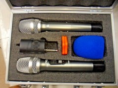 UHF WIRELESS MICROPHONE SYSTEM (PYLE MODEL: PDWMU214)