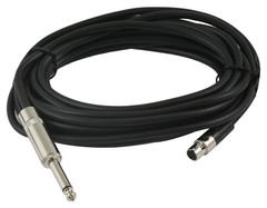 Peavey 15 ft Mini XLR to 1/4″ Microphone Cable – Low-Impedance Mic Cable