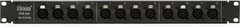 Hosa PDR-369 12-point XLR Balanced Patchbay (5-pack) Bundle